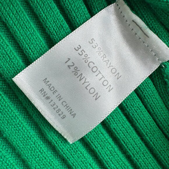 Lovers And Friends Mary Sweater Rhinestone Chain Green Size XS - Picture 4 of 10